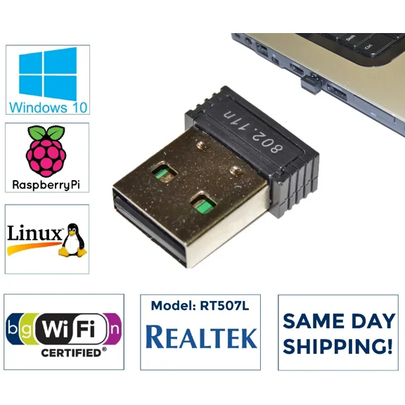 CRESTIN- New Genuine Realtek Rtl8188 Usb Wifi Wireless 802.11B/G/N Card Network Adapter