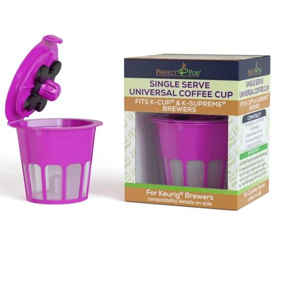 CRESTIN- New Perfect Pod Single Serve Universal Reusable Coffee Filter Cup