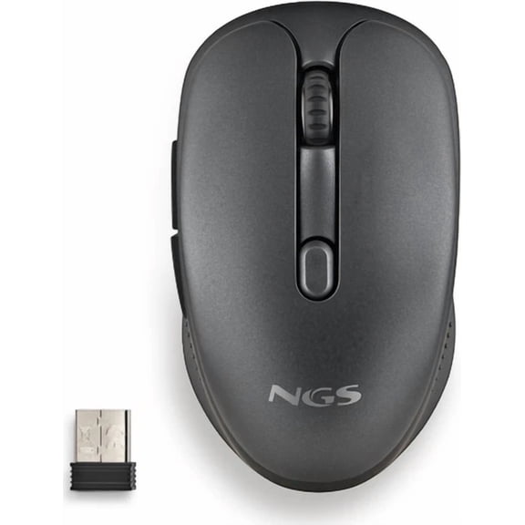 CRESTIN- Ngs Evo Rust Black Wireless Rechargeable Silent Mouse Black Model Evorustblack
