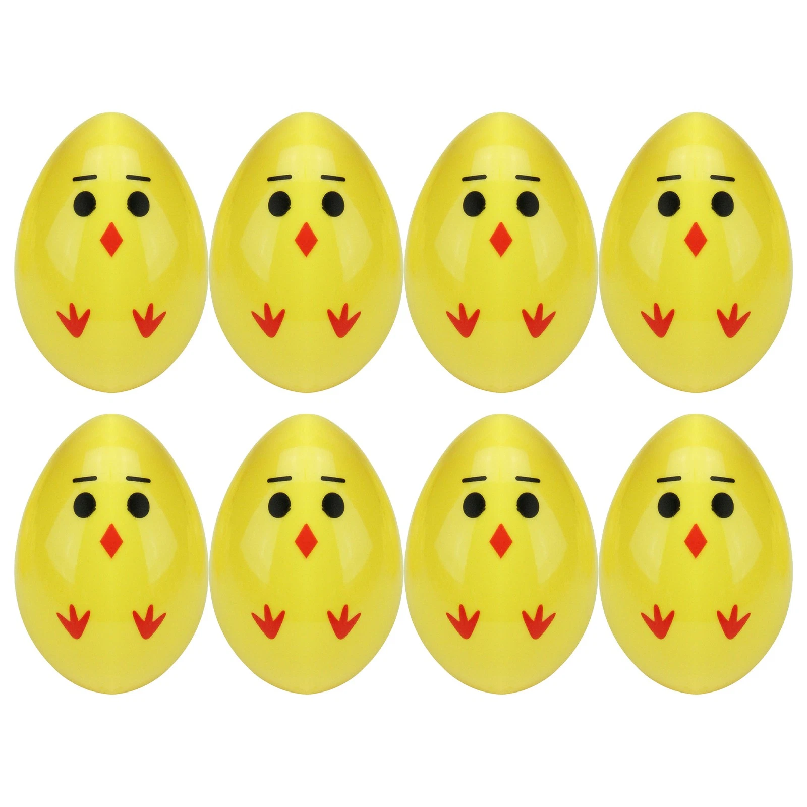 CRESTIN- Northlight 8Ct Springtime Yellow Small Size Chick Easter Egg Decors 2.5?