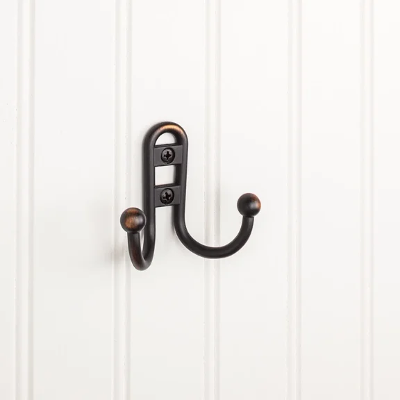 CRESTIN- Oil Rubbed Bronze Wall Mount Hat Coat Rope Hook Towel Holder Cubby Hooks