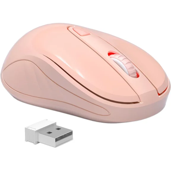 CRESTIN- Okimo Wireless Mouse For Laptop Computer Mouse With Usb Receiver 2.4Ghz Optical