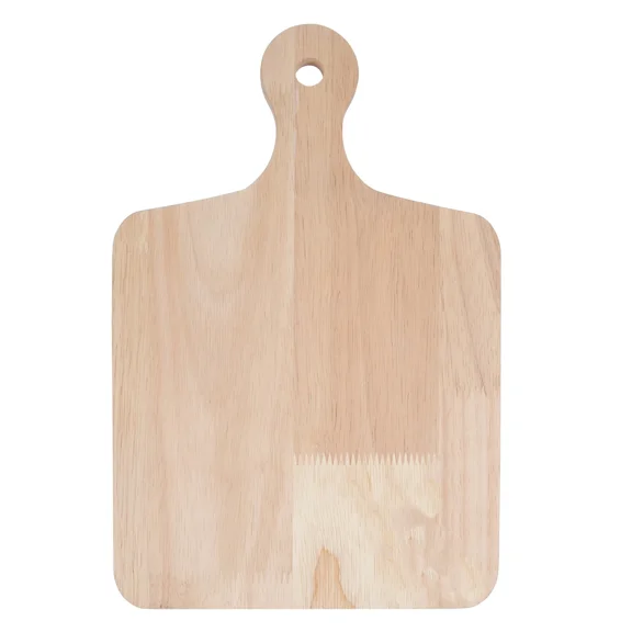 CRESTIN- On The Surface Wood Decorative Square Tray Customizable Serving Tray With Handle