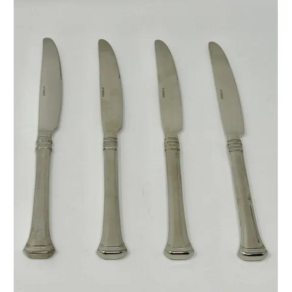 CRESTIN- Oneida Apollonia Set Of 4 Dinner Knives