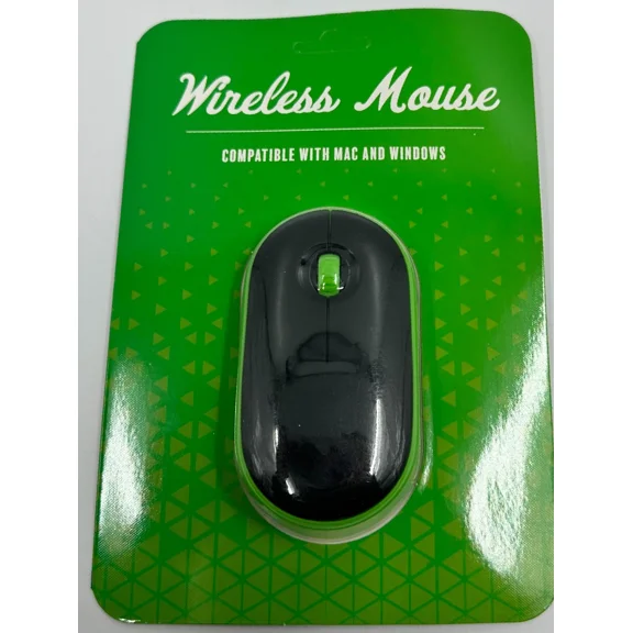 CRESTIN- Orbit Innovations Neon Green Wireless Mouse | Compatible W. Mac & Windows | New