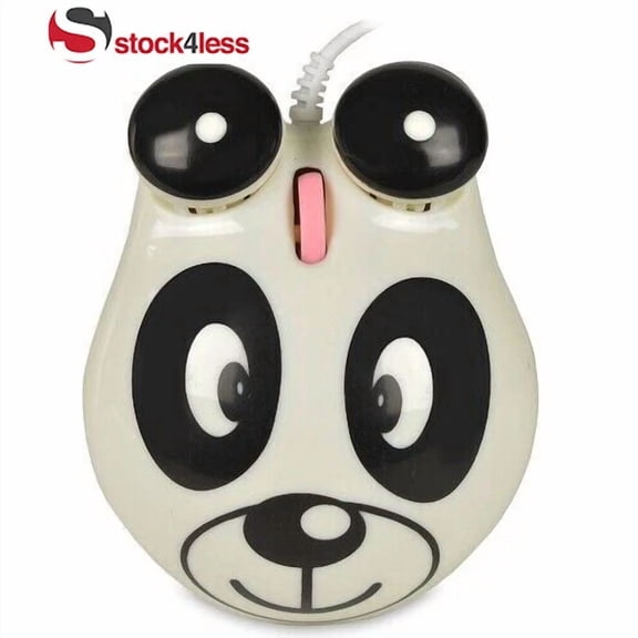 CRESTIN- Panda Usb Optical Scroll Mouse With 3 Buttons