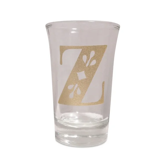 CRESTIN- Personalized Shot Glass Whisky Cup - Customized - Monogram Initial