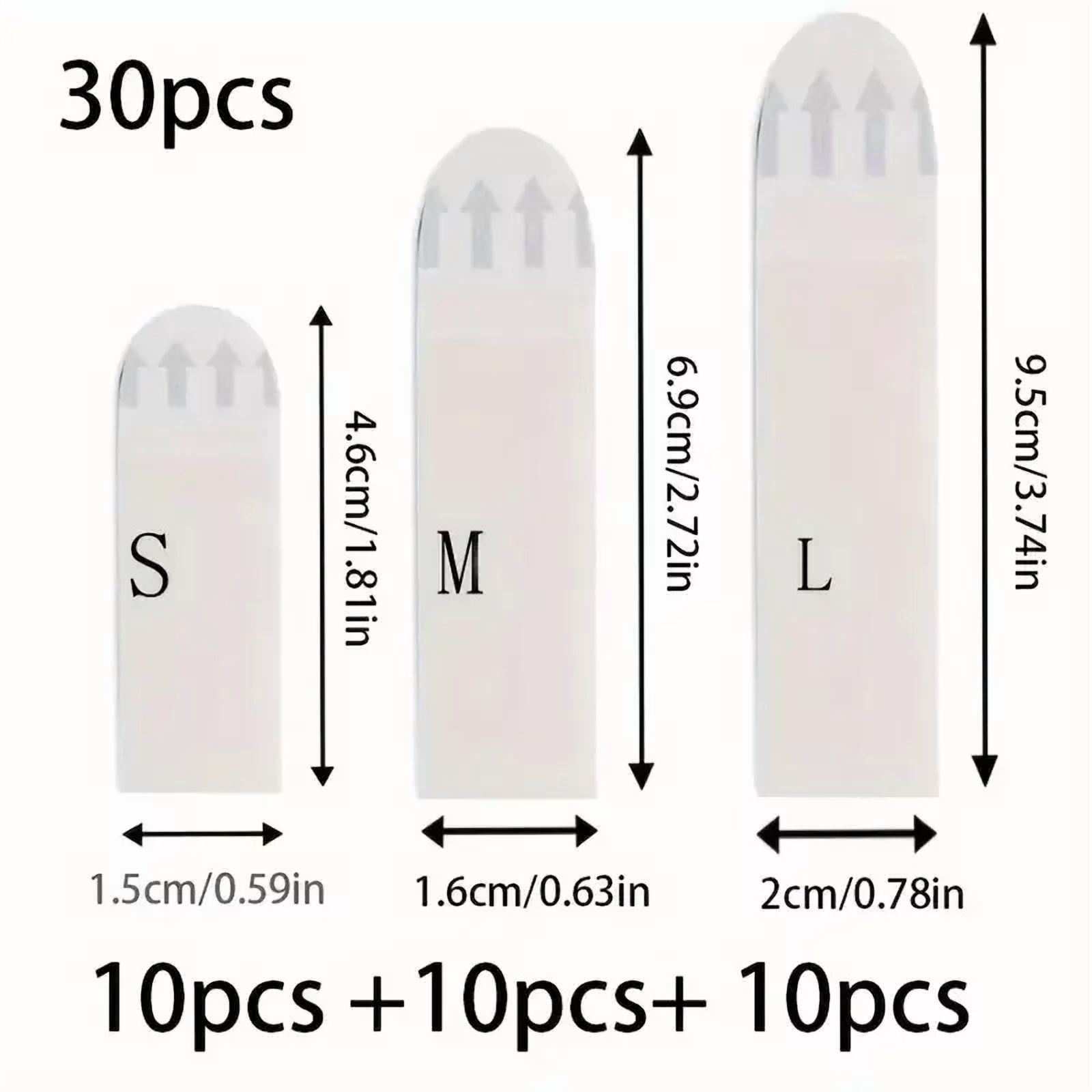 CRESTIN- Picture Hanging Strips Large/Medium/Small 15 Pairs(30 Strips)Strips For Pictures