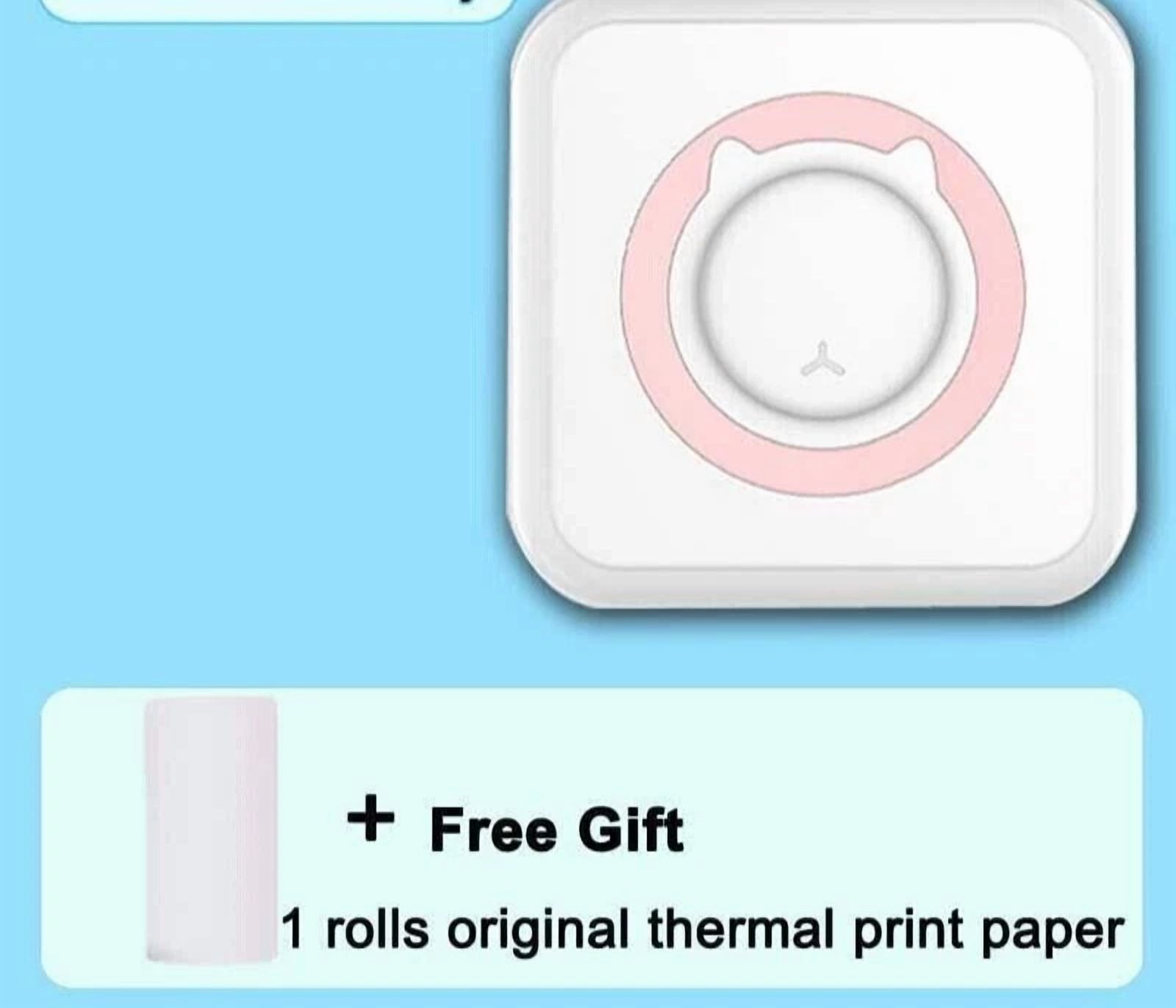 CRESTIN- Pocket Thermal Printer Portable Mini Wirelessly Bluetooth Label Printing