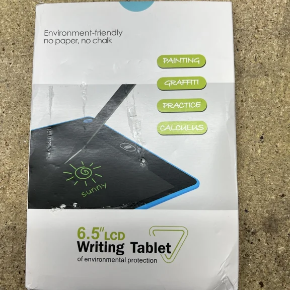 CRESTIN- Portable Lcd Writing Tablet Drawing Board 8.5" / Erasable Notepad For Kids