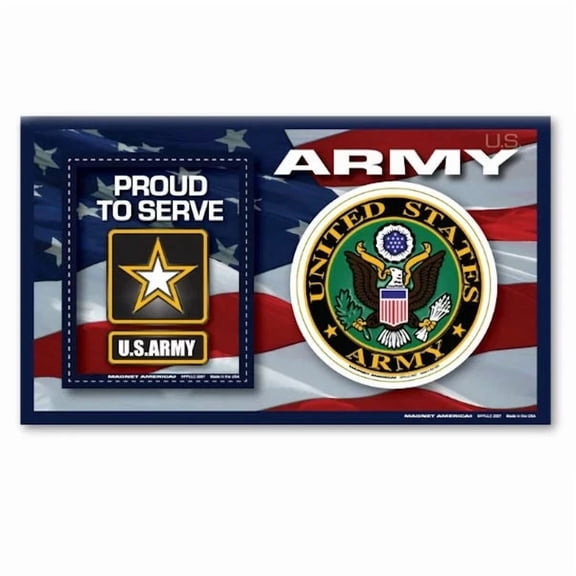 CRESTIN- Proud To Serve U.S Army Magnet Picture Frame