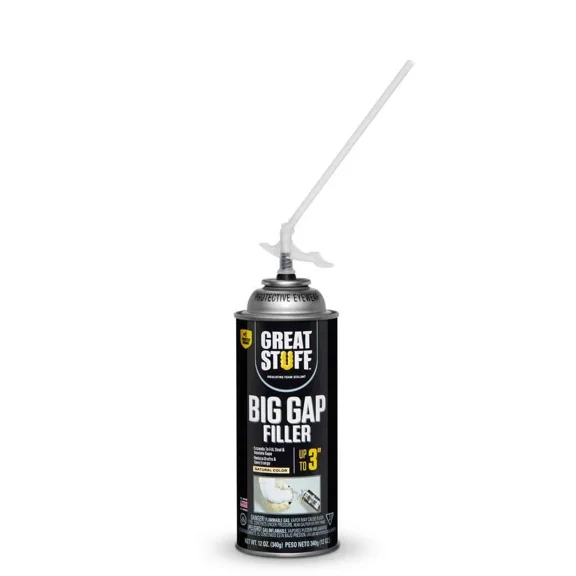 CRESTIN- R3.7 Dow Great Stuff Big Gaps & Cracks Expanding Foam Sealant Insulation 12Oz
