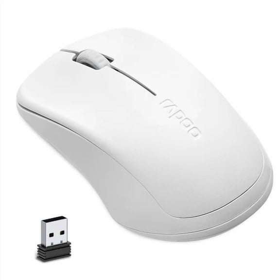 CRESTIN- Rapoo 2.4Ghz 1000 Dpi Wireless Optical Mouse With Usb Receiver For Pc Laptop