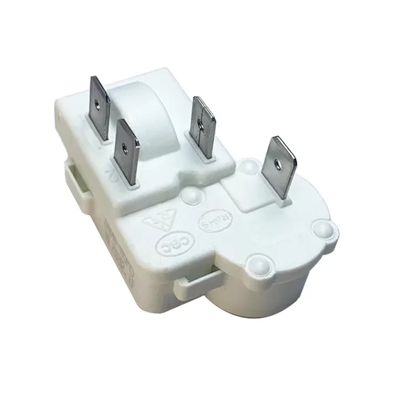 CRESTIN- Refrigerator Freezer Compressor Ptc Starter Relay, 4 Pins Overload Protector Zhb