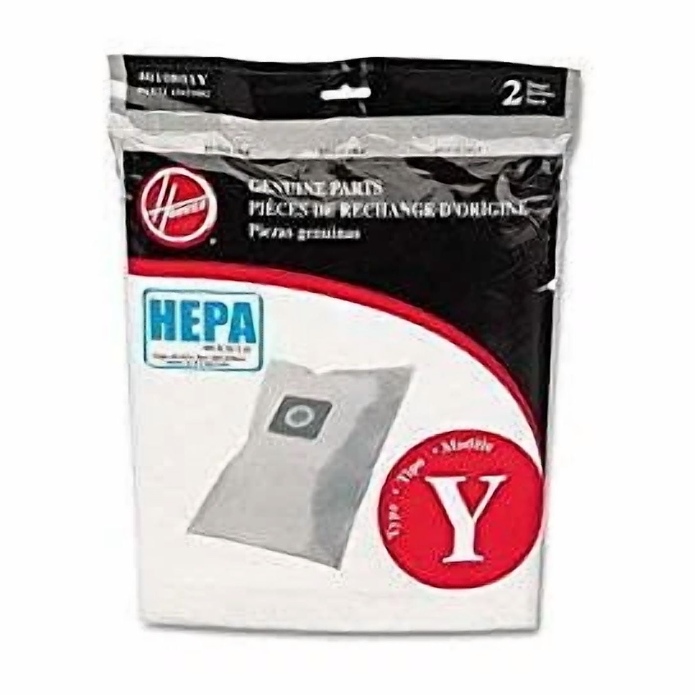 CRESTIN- Replacement Part For Hoover Hepa Y Filtration Bags For Upright Cleaners, 2 Bags/