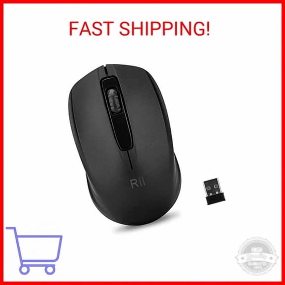 CRESTIN- Rii Wireless Mouse, 2.4G Portable Computer Mice For Pc, Laptop, Windows,Office I