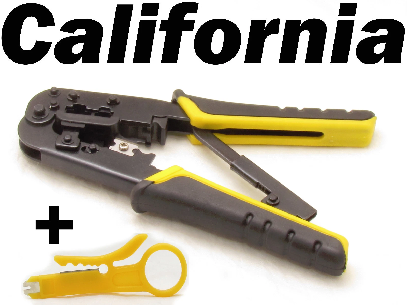 CRESTIN- Rj45 Rj11 Crimping Network Tool Kit Cable Crimp Crimper Lan Wire Stripper Kits