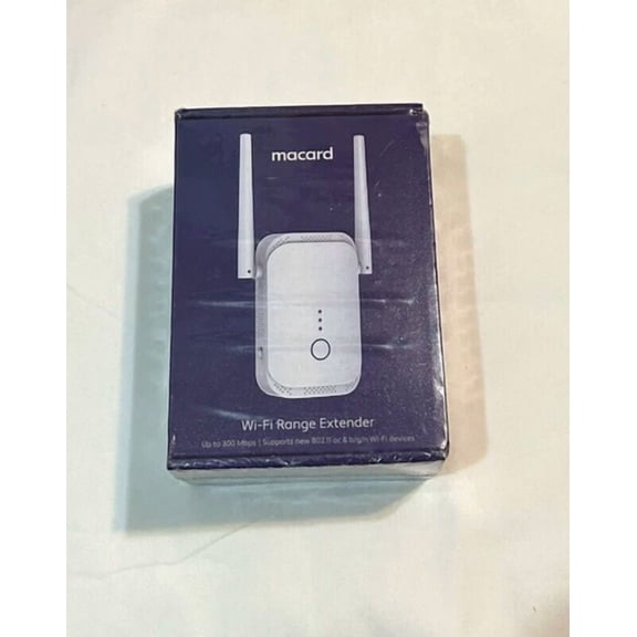 CRESTIN- SIANA- Macard Wifi Range Extender 300Mbps 2023 Model N300 New