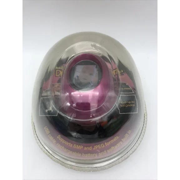 CRESTIN- SIANA- Pink Bobble Digital Photo Frame By Spi. 1.5 In.