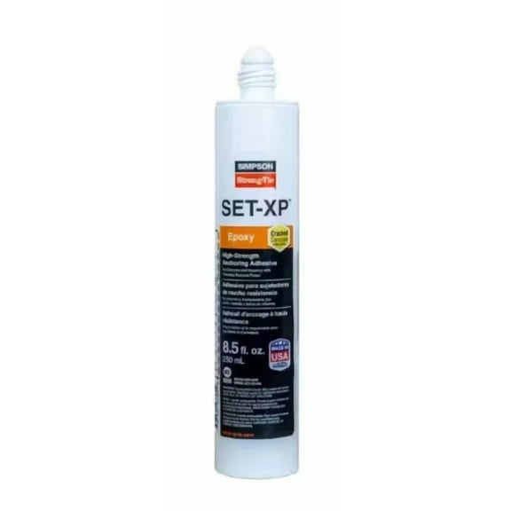 CRESTIN- Set-Xp 8.5Oz High-Strength Epoxy Adhesive Cartridge With 1 Nozzle 1/2025 - Qty