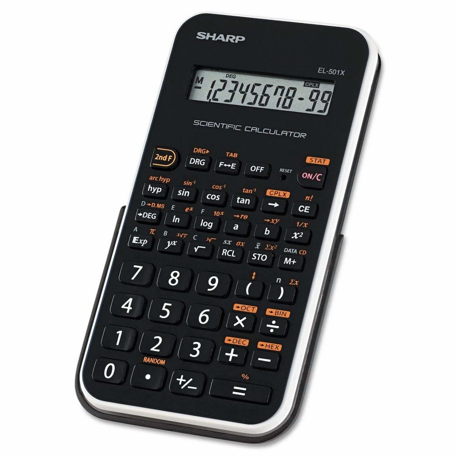 CRESTIN- Sharp El501X2Bwh 10-Digit Lcd Scientific Calculator New