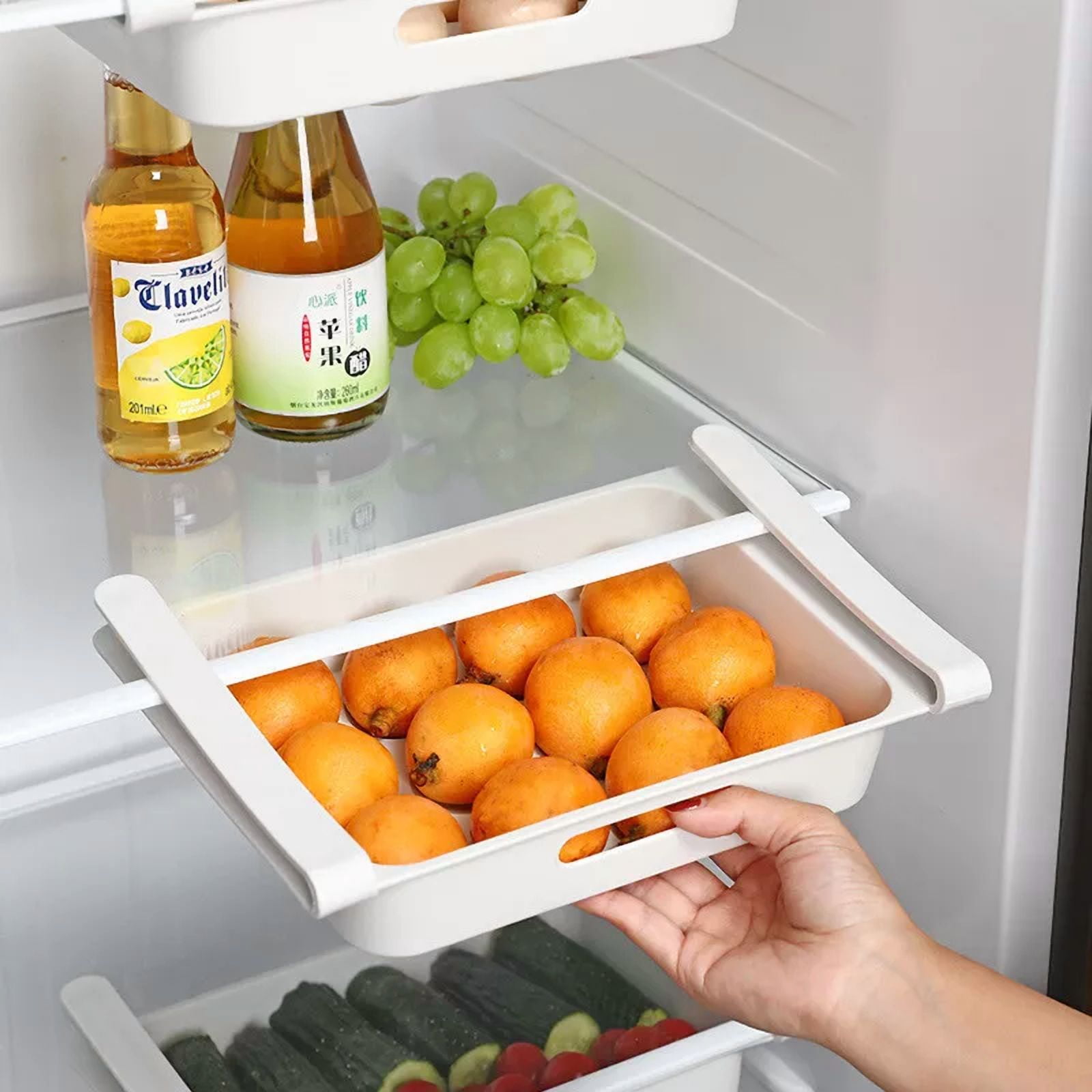 CRESTIN- Shelf For Kitchen Organizer Refrigerator Food Egg Storage Box Rack Fridge Drawer