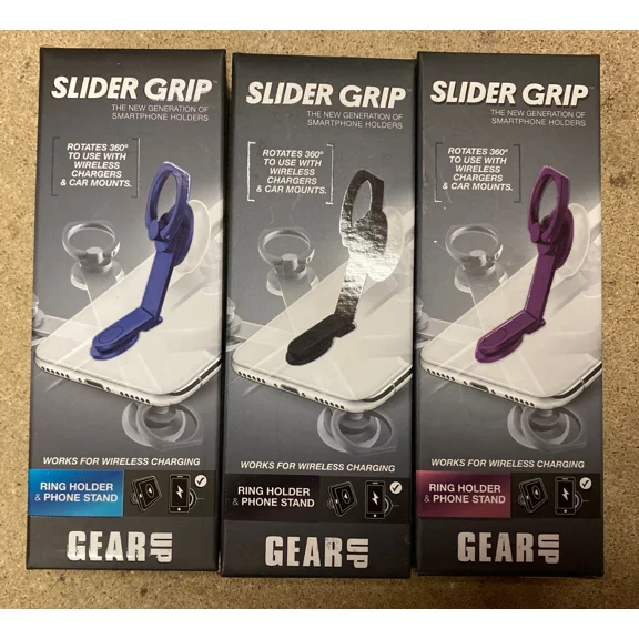 CRESTIN- Slider Grip Phone Holder Pack Of 3