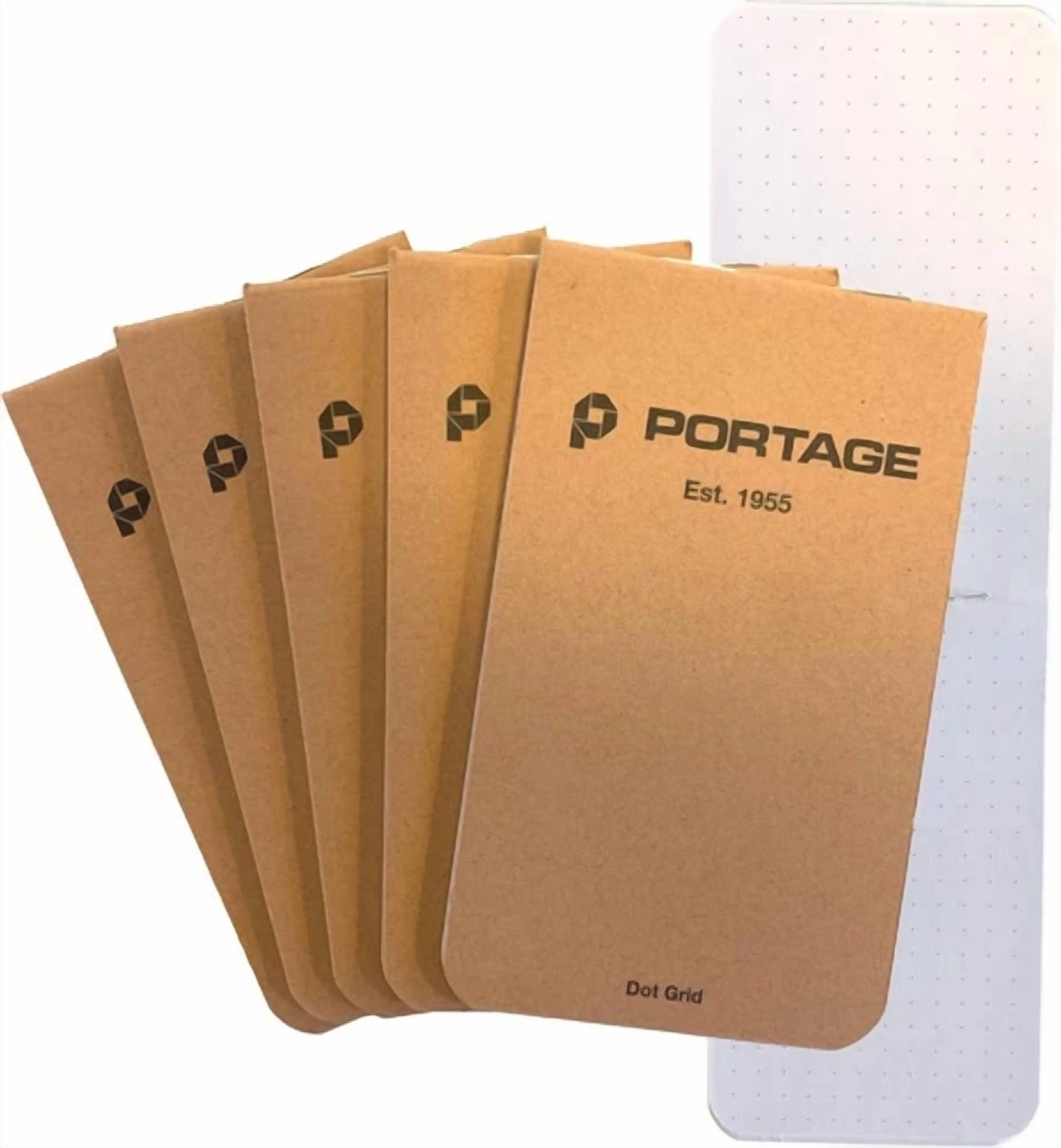 CRESTIN- Small Notebook, Notepad For Field Notes, Grid Dot 6 Pack, Pages