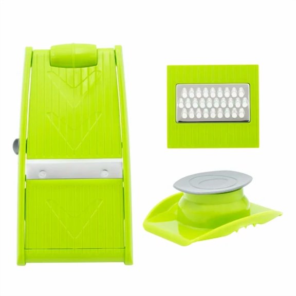 CRESTIN- Smart Home Adjustable Mandolin Food Slicer And Grater In Green