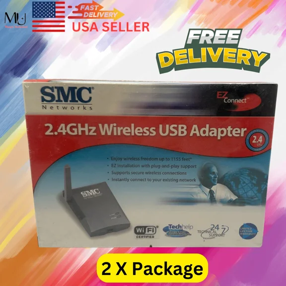 CRESTIN- Smc 2.4Ghz Wireless Usb Adapter - Smc2662W