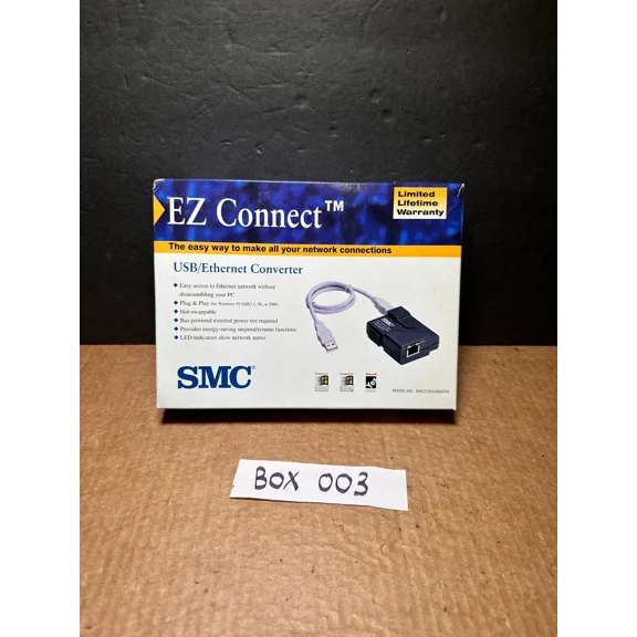 CRESTIN- Smc Networks Ez Connect Ez Usb 10/100 Fast Ethernet Adapter