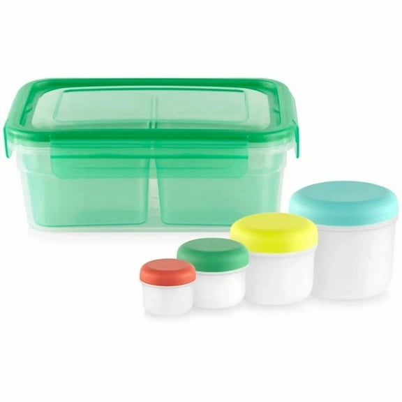 CRESTIN- Snapware Meal Prep 12-Pc Plastic Food Storage Container With Lids