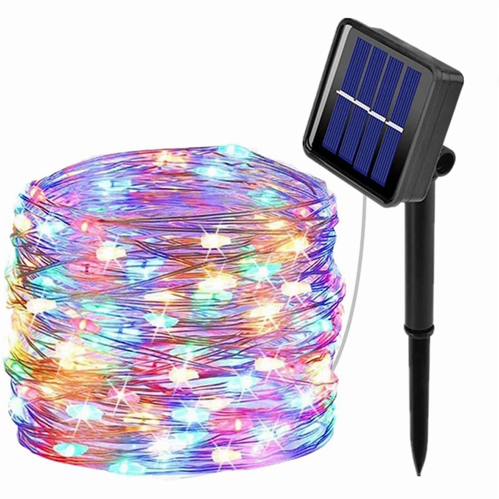 CRESTIN- Solar String Lights Led Waterproof Copper Wire Xmas Garden ...