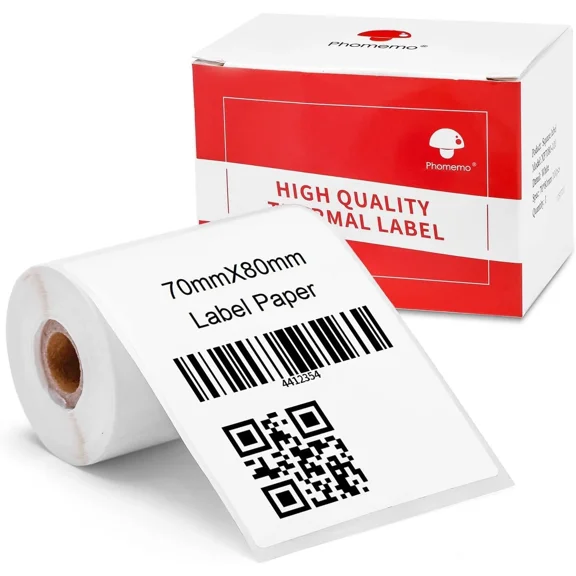 CRESTIN- Square 70*80Mm Self-Adhesive Thermal Label Paper For Phomemo M200/M220 Printer