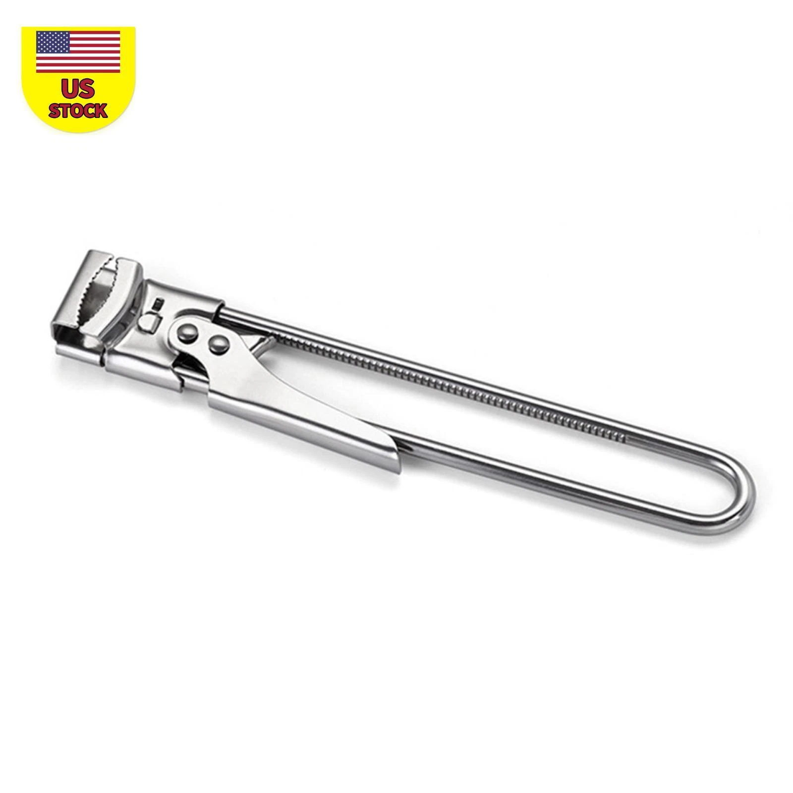 CRESTIN- Stainless Steel Adjustable Can Opener Handle Tool Jar Bottle Lid Remover Tool K