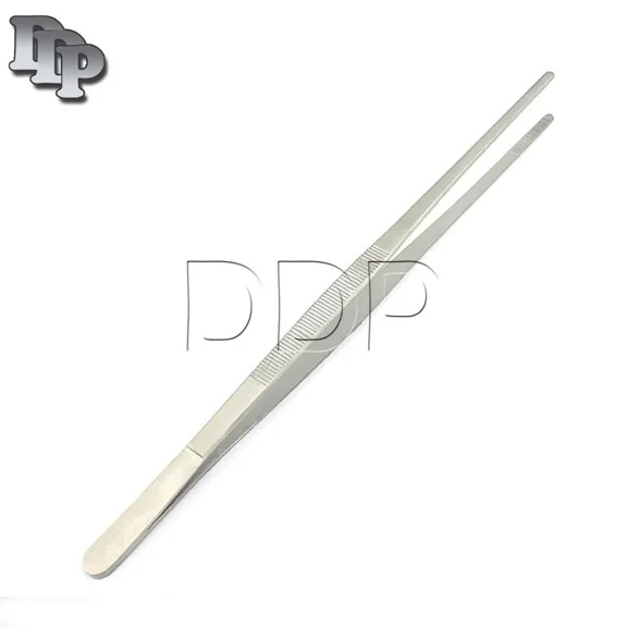 CRESTIN- Stainless Steel Tweezer Long Food Tongs Bbq Kitchen Chef Diy Tool 12"-30Cm
