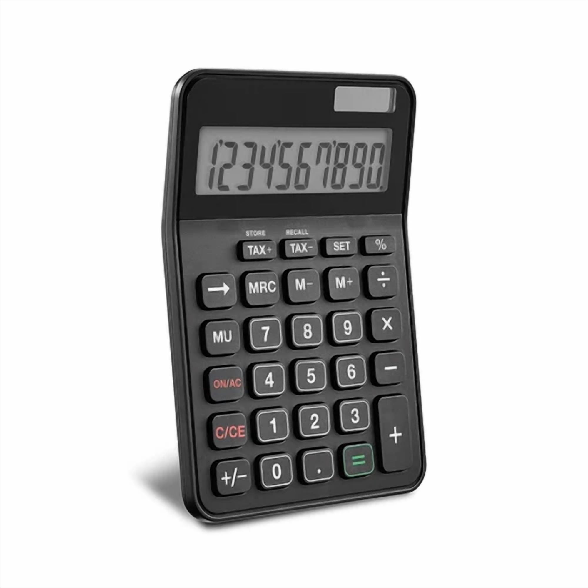 CRESTIN- Staples 10 -Digit Battery/Solar Powered Basic Calculator Black 2/Pack St240-Ccvs