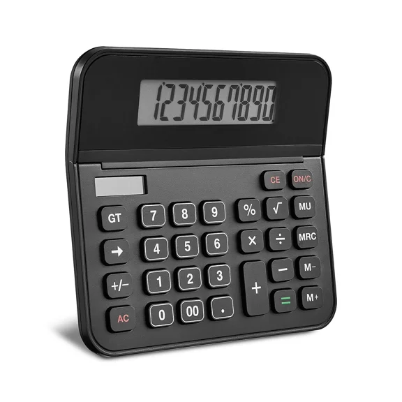 CRESTIN- Staples 10-Digit Battery/Solar Powered Basic Calculator Black 2/Pack St250-Ccvs