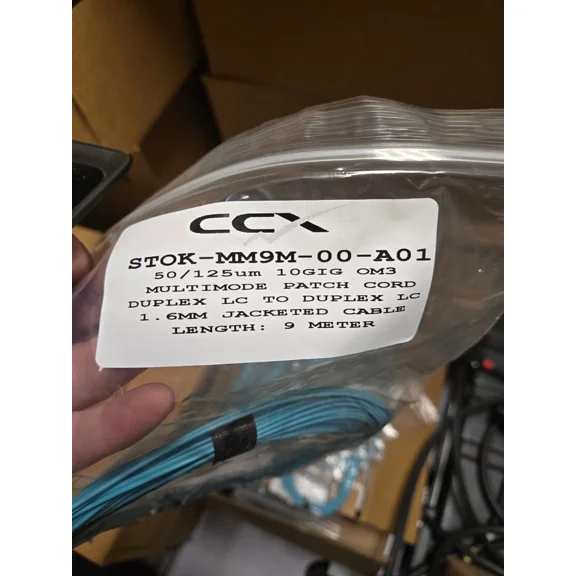 CRESTIN- Stok-Mm9M-00-A01 Ccx Duplex Lc Fiber Optical Cable 9M -