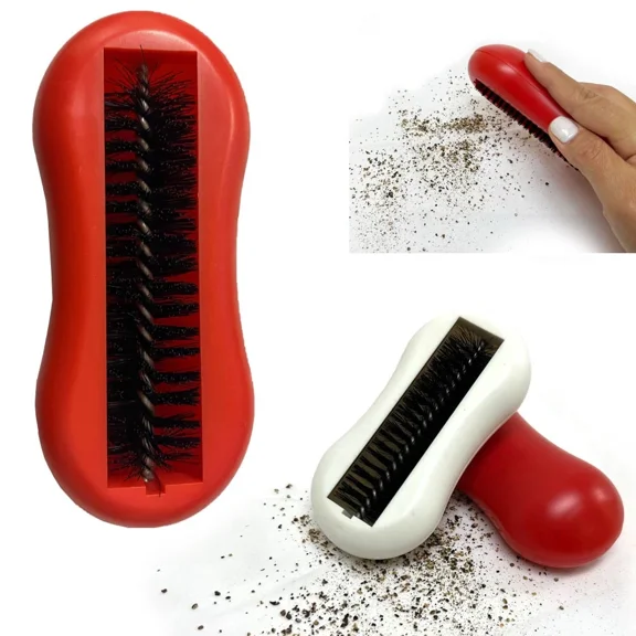 CRESTIN- Table Sweeper Rolling Crumbs Brush Portable Cleaner Desk Broom Dust Vacuum
