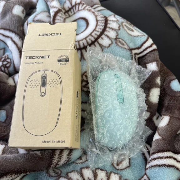 CRESTIN- Tecknet Wireless Mouse Tk-Ms006 Light Teal -Cha