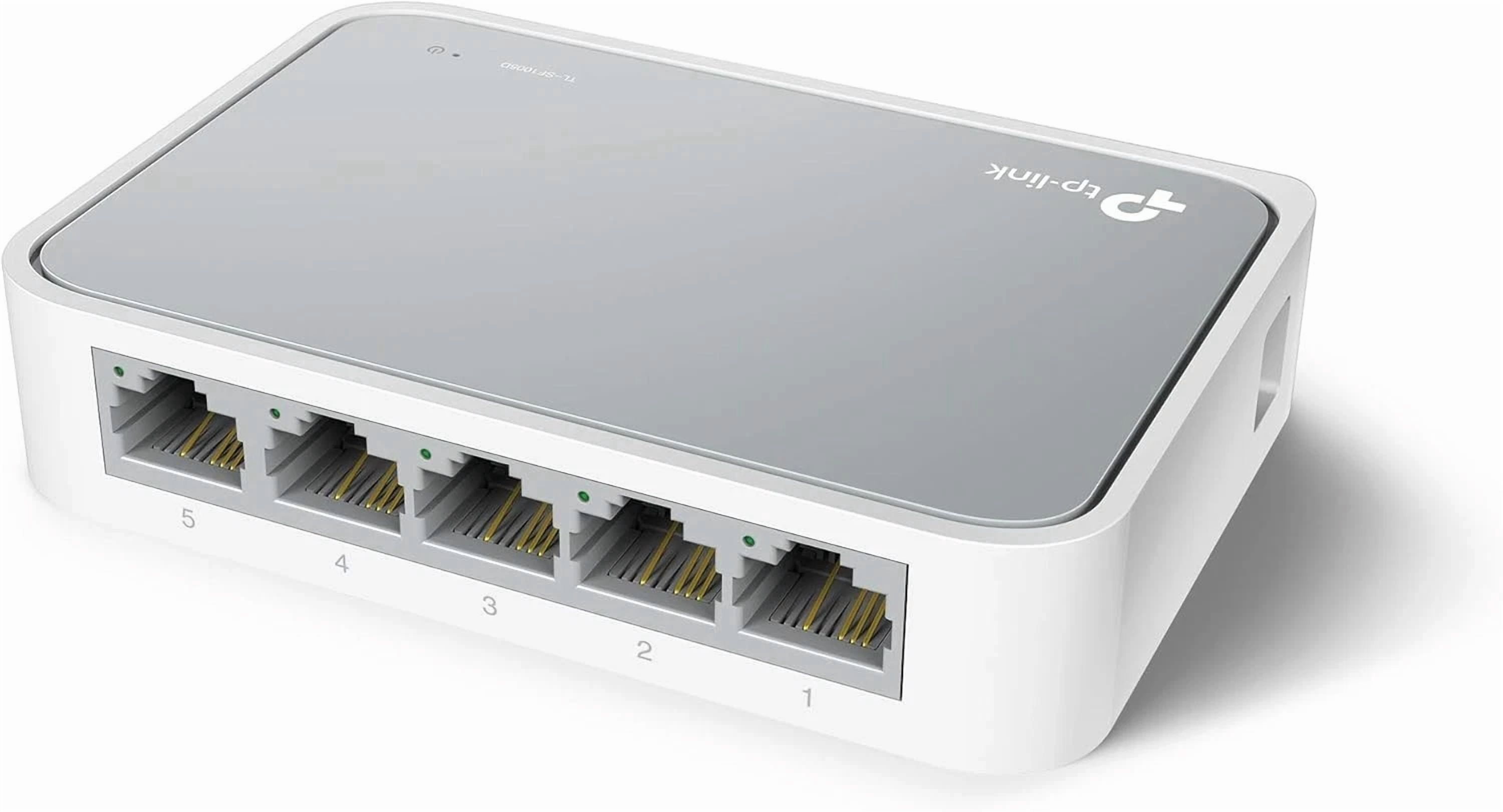 CRESTIN- Tp-Link 5 Port Fast Ethernet Switch | Desktop Ethernet Splitter | Hub |
