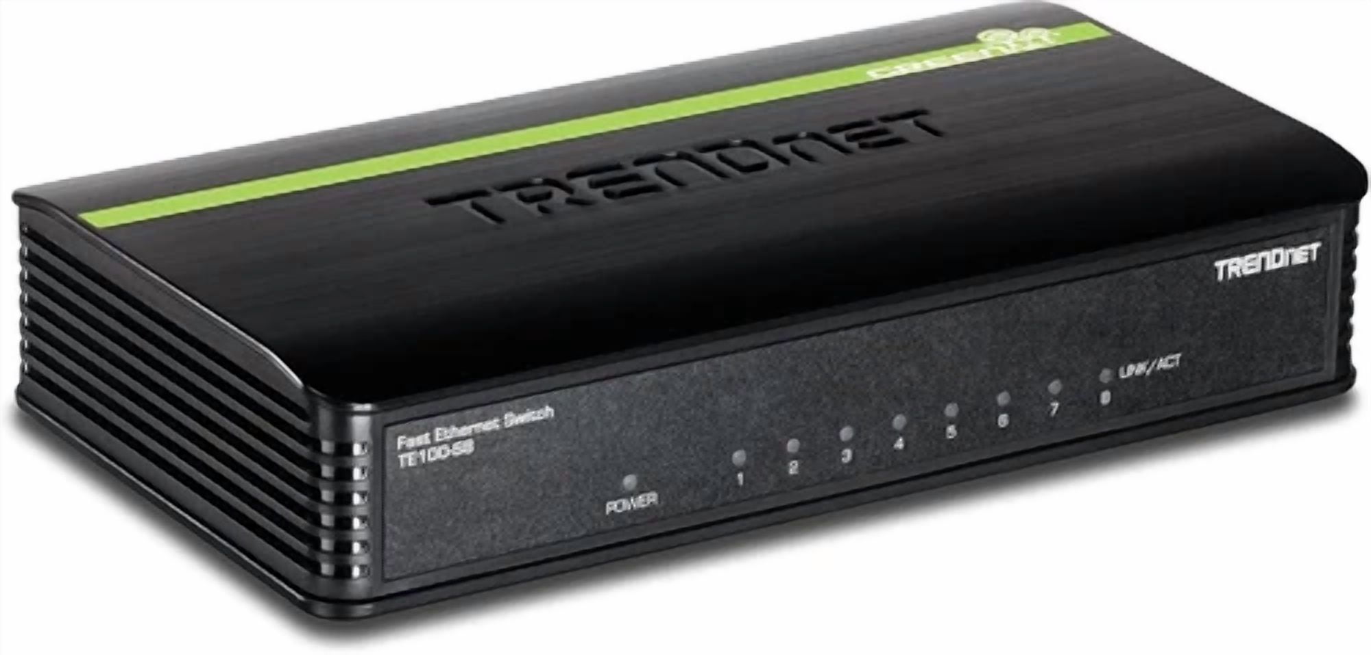 CRESTIN- Trendnet Te100-S8 8-Port 10100Mbps Network Ethernet Desktop Switch