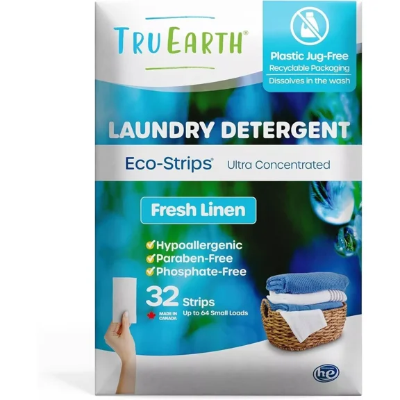 CRESTIN- Tru Earth Detergent Laundry Fresh Linen - 32 Count