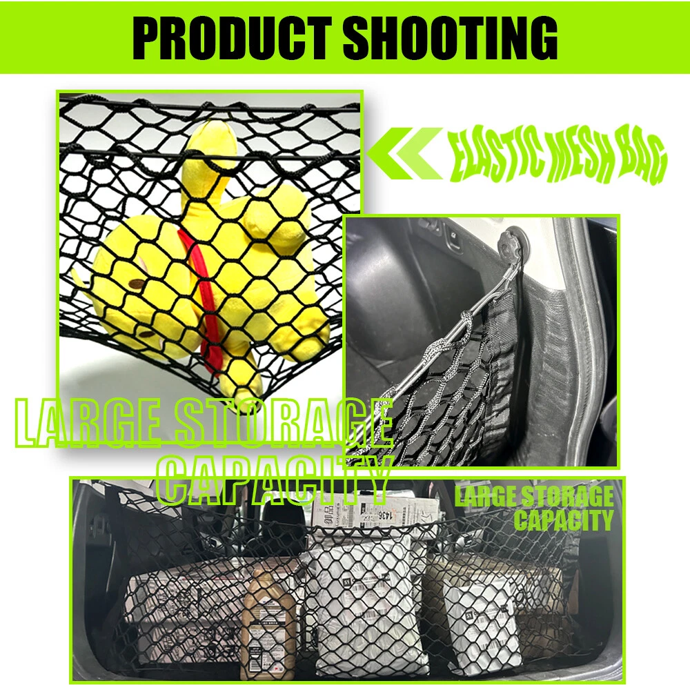 CRESTIN- Trunk Car Accessories Envelope Style Suv Cargo Net Storage Organizer Universal