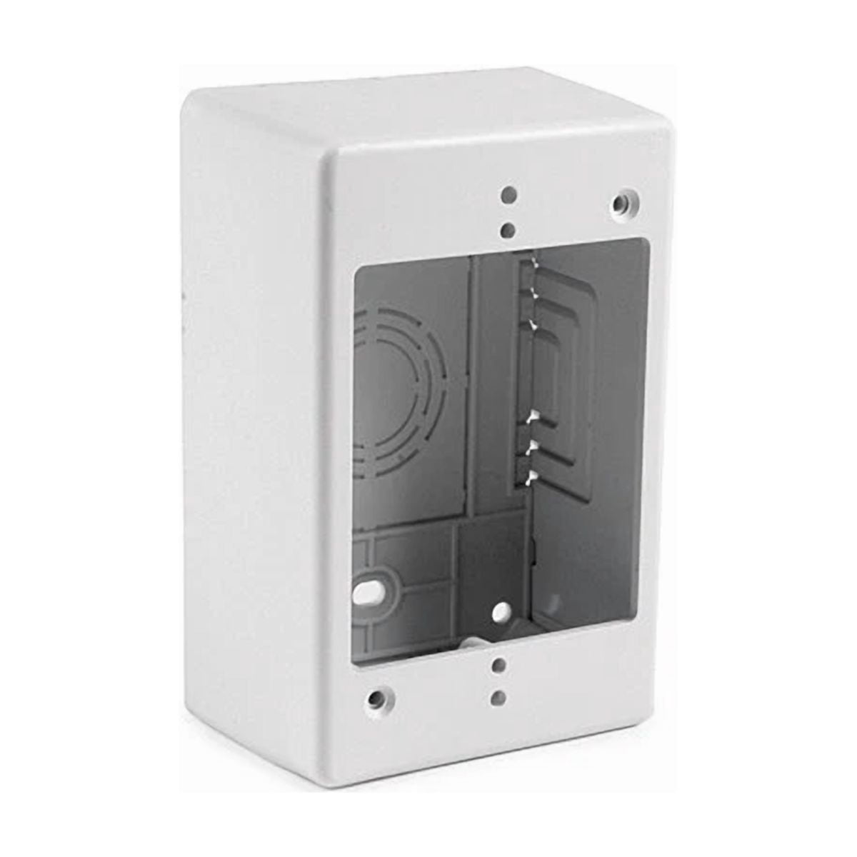 CRESTIN- Tsrw-Jb2 Single Gang Junction Box, 2 Deep, Pvc, White By Hellermann Tyton