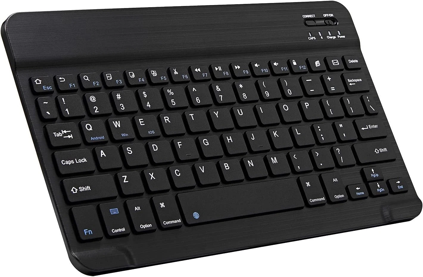 CRESTIN- Ultra-Slim Bluetooth Keyboard, 10" Wireless, Rechargeable, For Ios/Android
