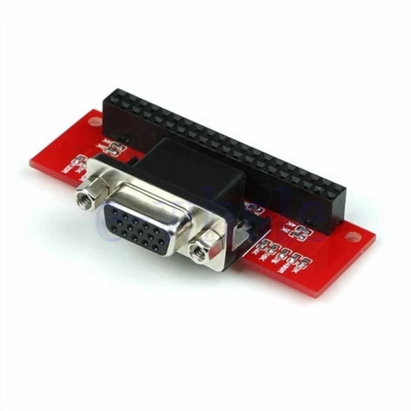 CRESTIN- Universal Vga 666 Adapter Board Module For Raspberry Pi 3 Model B Pi 2/ B+/A+ Hm