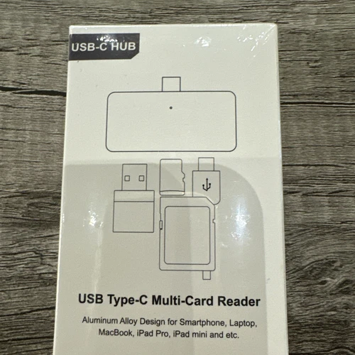CRESTIN- Usb C Hub, Usb C Docking Station With Usb C To 2 Slots Sd/Micro Sd Memory Card