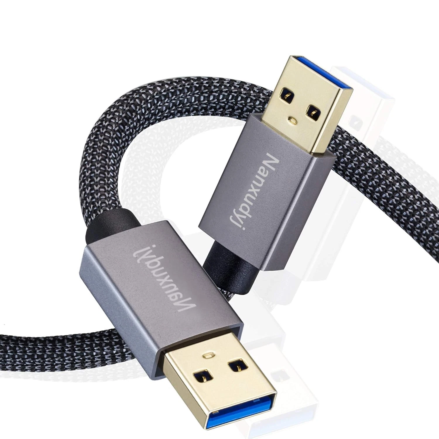 CRESTIN- Usb To Cable 5Ft Male Cable,Usb 3.0 Type A A 5Ft/1.5M